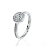 Pierścionek białe złoto z diamentami AJPZ_109